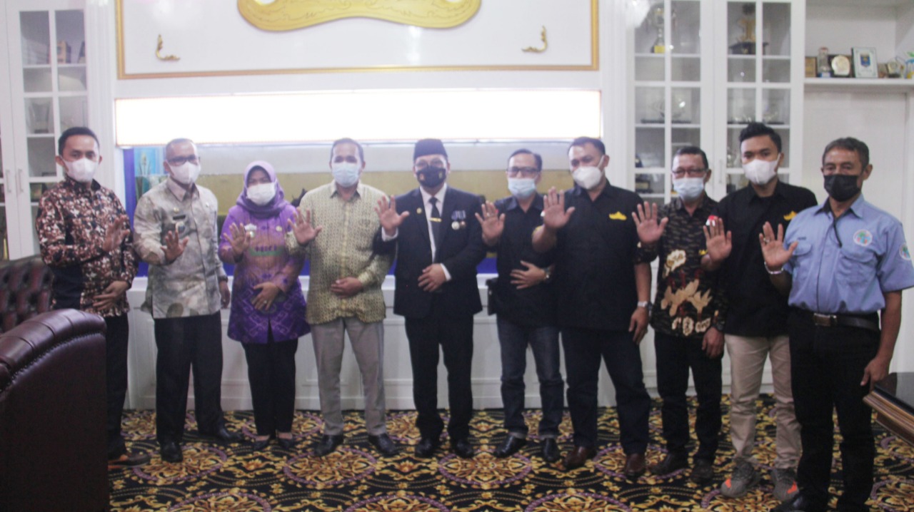 PW IWO Provinsi Lampung bersama Ketua Lembaga Bantuan Hukum (LBH) IWO Lampung melakukan Audiensi dengan Pemerintah Daerah Kota Metro