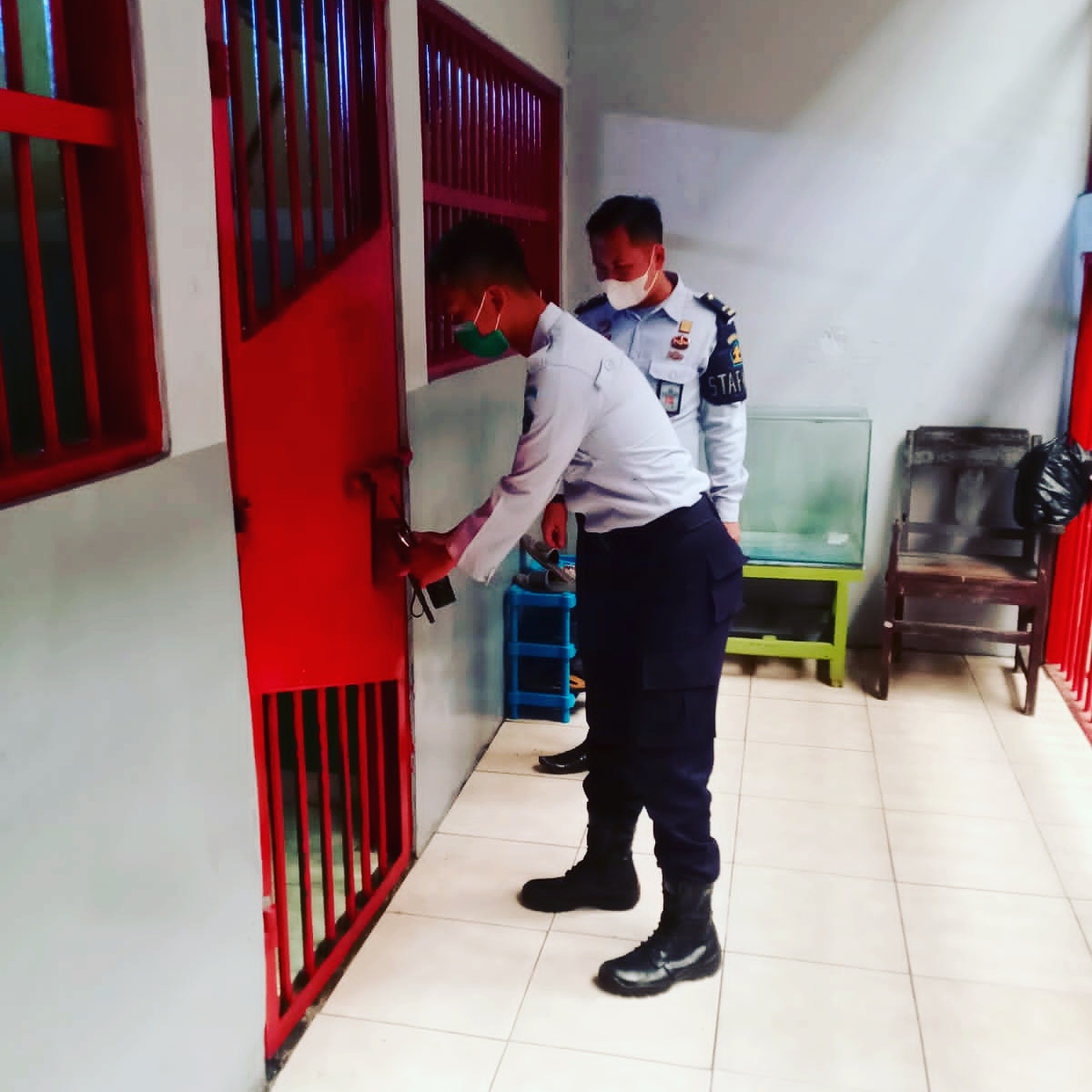 Lapas Narkotika Klas IIA Bandar Lampung Lakukan Pemeriksaan Blok Hunian WBP