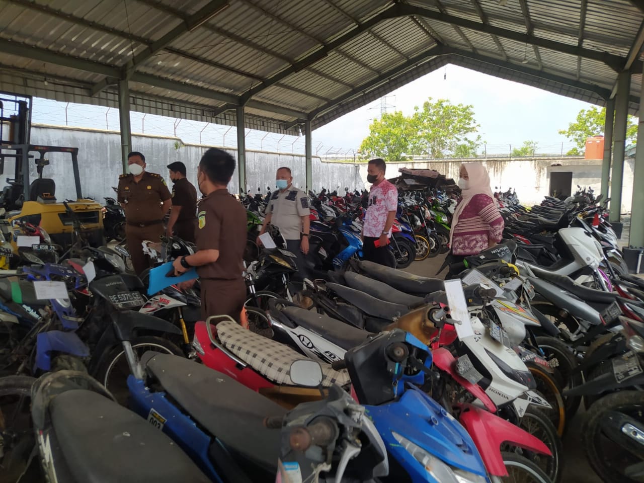 Ka.Rupbasan Kelas I Bandar Lampung Menyambut Baik Atas Kunjungan Kepala Seksi Pengelolaan Barang Bukti Dan Barang Rampasan Kejari 