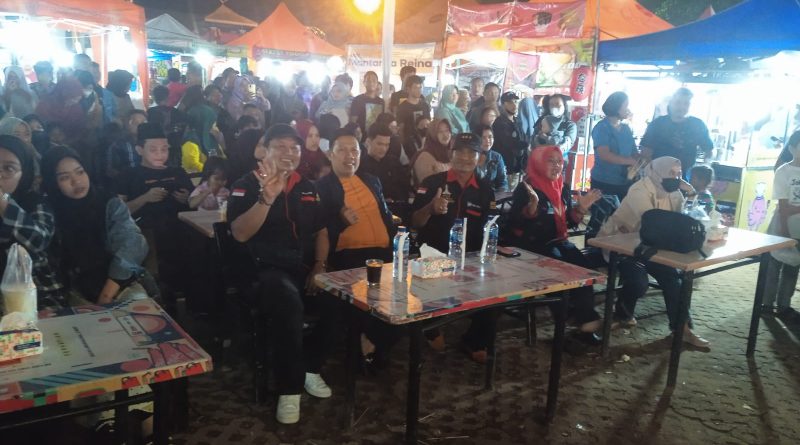 Kadis PUTR Kota Metro Turut Meriahkan Gebyar Kuliner di Lapangan Samber